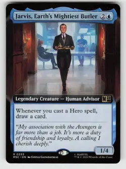 Jarvis, Earth's Mightiest Butler (Extended Art) 333 Commander: Marvel Super Hero - Image 1