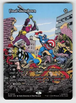 Final Showdown (Borderless) 45 Mythic Marvel Universe Eternal-Legal Near Mint - Image 1