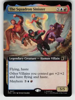 The Squadron Sinister (Extended Art) 417 Rare Commander: Marvel Super Heroes NM - Image 1
