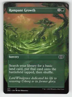 Rampant Growth (Borderless) 371 Common Double Masters 2022 Near Mint - Image 1