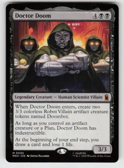Doctor Doom 95 Mythic Marvel Super Heroes Near Mint - Image 1