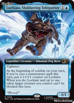 Lockjaw, Slobbering Teleporter (Extended Art) EN [MSC - 336] - NM TCG MTG - Image 1