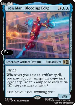 Iron Man, Bleeding Edge EN [MSC - 626] - NM [Foil] TCG MTG - Image 1