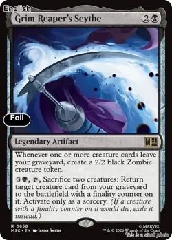 Grim Reaper's Scythe EN [MSC - 658] - NM [Foil] TCG MTG - Image 1