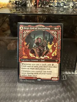 Birgi, God of Storytelling (Showcase) Kaldheim Regular - Image 1