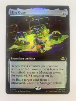 MTG TMNT (TMT) The Ooze (Extended Art) Foil #277 - Image 1