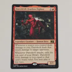 MTG Daredevil, Fearless Fighter Rare Marvel Super Heroes Commander NM+ 0685 - Image 1