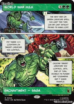 World War Hulk (Borderless) EN [MSH - 304] - LP TCG MTG - Image 1