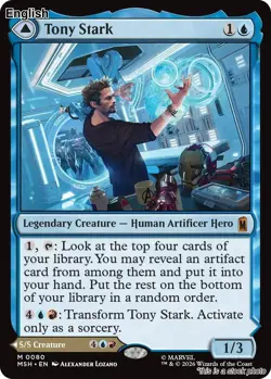 Tony Stark EN [MSH - 80] - NM TCG MTG - Image 1