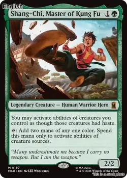 Shang-Chi, Master of Kung Fu EN [MSH - 187] - NM TCG MTG - Image 1