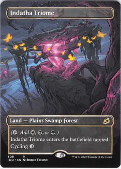 Indatha Triome #309 Ikoria: Lair of Behemoths Borderless Regular Rare - Image 1
