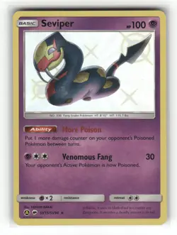 Seviper SV15/SV94 Hidden Fates: Shiny Vault Holofoil - Image 2