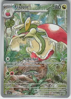 Holo Flapple 210/191 Illustration Rare Surging Sparks Near Mint - Image 1