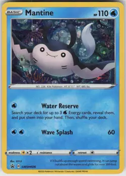 Holo Mantine SWSH026 Promo Sword & Shield Promo Near Mint - Image 1