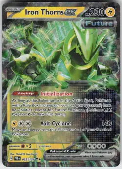 Holo Iron Thorns ex 032/131 Double Rare Prismatic Evolutions Near Mint - Image 1
