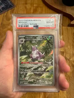 PSA 10 GEM MINT Nidoking Illustration Rare 174/165 SV Pokemon 151 2023 English - Image 1