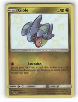 Gible SV38/SV94 Hidden Fates: Shiny Vault Holofoil - Image 2