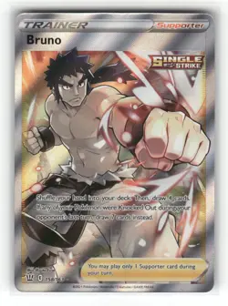 Bruno (Full Art) 158/163 SWSH05: Battle Styles Holofoil - Image 2