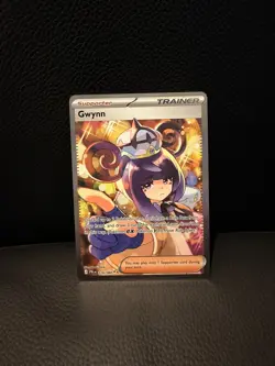 Pokemon Card Pitch Black Special Illustration Rare Trainer Gwynn 119/084 NM - Image 1