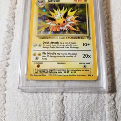 1999 Pokemon Jungle Jolteon - Rare Holo VG-EX PSA 4 #4 - Image 3