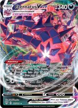 Eternatus VMAX 117/189 SWSH03: Darkness Ablaze Holofoil - Image 1
