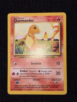 Charmander 46/102 LP+ & Charmeleon 24/102 MP 1999 Base Set PAIR OF 2 Pokemon TCG - Image 4