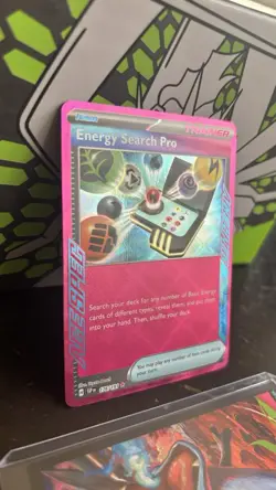 Pokemon Energy Search Pro 176/191 Sv08: Surging Sparks ACE SPEC Holo Trainer - Image 2