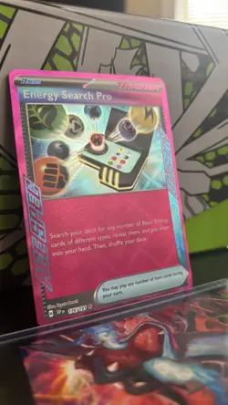Pokemon Energy Search Pro 176/191 Sv08: Surging Sparks ACE SPEC Holo Trainer - Image 4