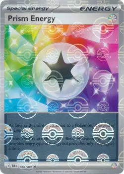 Prism Energy (Poke Ball Pattern) BLK 086/086 Pokemon SV: Black Bolt Uncommon ... - Image 1