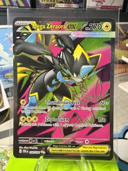 Pokemon TCG - Mega Zeraora ex 098/084 Me05: Pitch Black Holo - Image 1