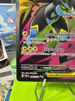Pokemon TCG - Mega Zeraora ex 098/084 Me05: Pitch Black Holo - Image 4
