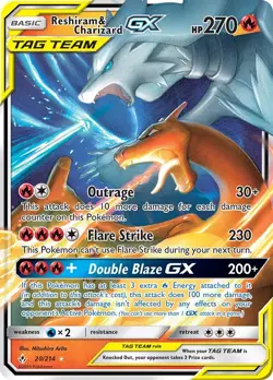 Reshiram & Charizard GX 20/214 SM - Unbroken Bonds Holofoil - Image 1