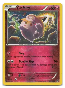 Clefairy 81/122 Common BREAKpoint Pokemon Reverse Holo 2016 - Image 1