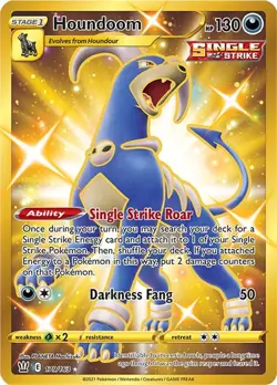 Houndoom (Secret) 179/163 SWSH05: Battle Styles Holofoil - Image 1
