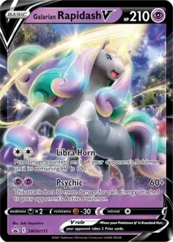 Galarian Rapidash V - SWSH111 SWSD SWSH111 Pokemon SWSH: Sword & Shield Promo... - Image 1