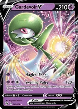 Gardevoir V CHP 16/73 Pokemon Champion's Path Ultra Rare Holofoil EN NM - Image 1