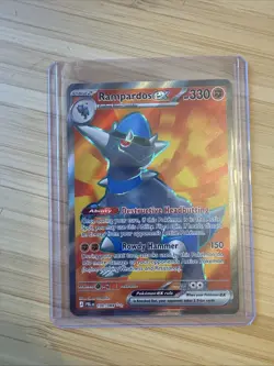 Pokemon Rampardos ex Pitch Black #100/84 Holofoil Near Mint English - Image 1