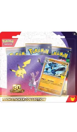 Pokemon Center 30th Celebration Tech Sticker Collection PRESALE - Image 1