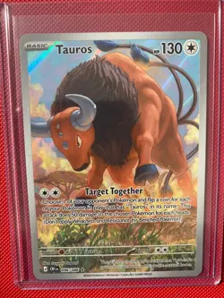 Tauros Chaos Rising Pokemon Card 096/086 Illustration Rare Near Mint - Image 1