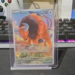 Tauros Chaos Rising Pokemon Card 096/086 Illustration Rare Near Mint - Image 1
