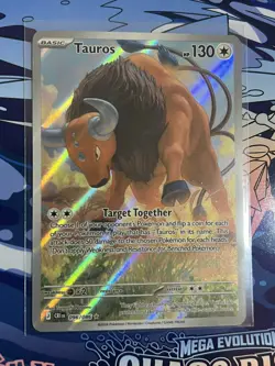 Pokemon - Tauros 096/086 Chaos Rising Illustration Rare Card Near Mint - Image 1