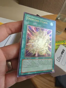 Yu-Gi-Oh! TCG Overload Fusion POTD-EN042 1st Edition Rare Ultimate EURO - Image 2