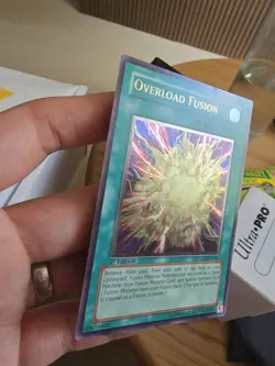 Yu-Gi-Oh! TCG Overload Fusion POTD-EN042 1st Edition Rare Ultimate EURO - Image 3