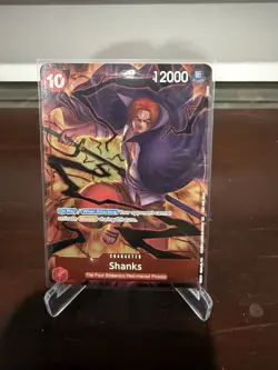 One Piece Card Game- Shanks Foil P-097 Promo English Mint - Image 1