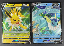 Vaporeon V SWSH150 & Jolteon V SWSH 151 Sword & Shield Promo Card Pokemon TCG NM - Image 1