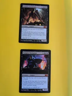 Vampire Nocturnus X2 Mythic Core Set 2013. M13.Magic the Gathering 2 Card. - Image 1
