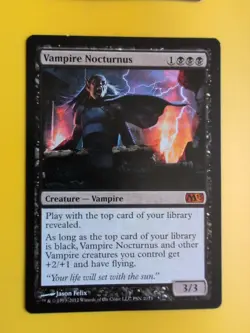 Vampire Nocturnus X2 Mythic Core Set 2013. M13.Magic the Gathering 2 Card. - Image 2
