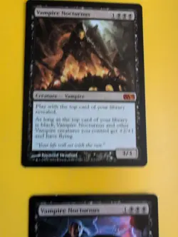 Vampire Nocturnus X2 Mythic Core Set 2013. M13.Magic the Gathering 2 Card. - Image 3
