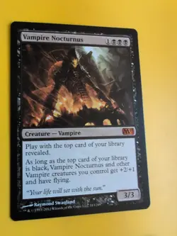 Vampire Nocturnus X2 Mythic Core Set 2013. M13.Magic the Gathering 2 Card. - Image 5