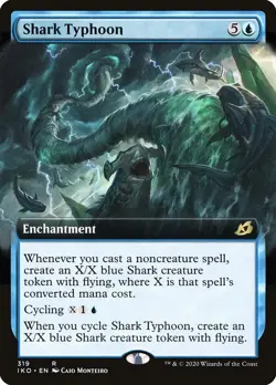Shark Typhoon (Extended Art) - 319 / English / Lightly Played MTG - Image 1